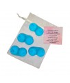 Set de 4 Mini Jabones en forma de Tetas Azules Aromatizados
