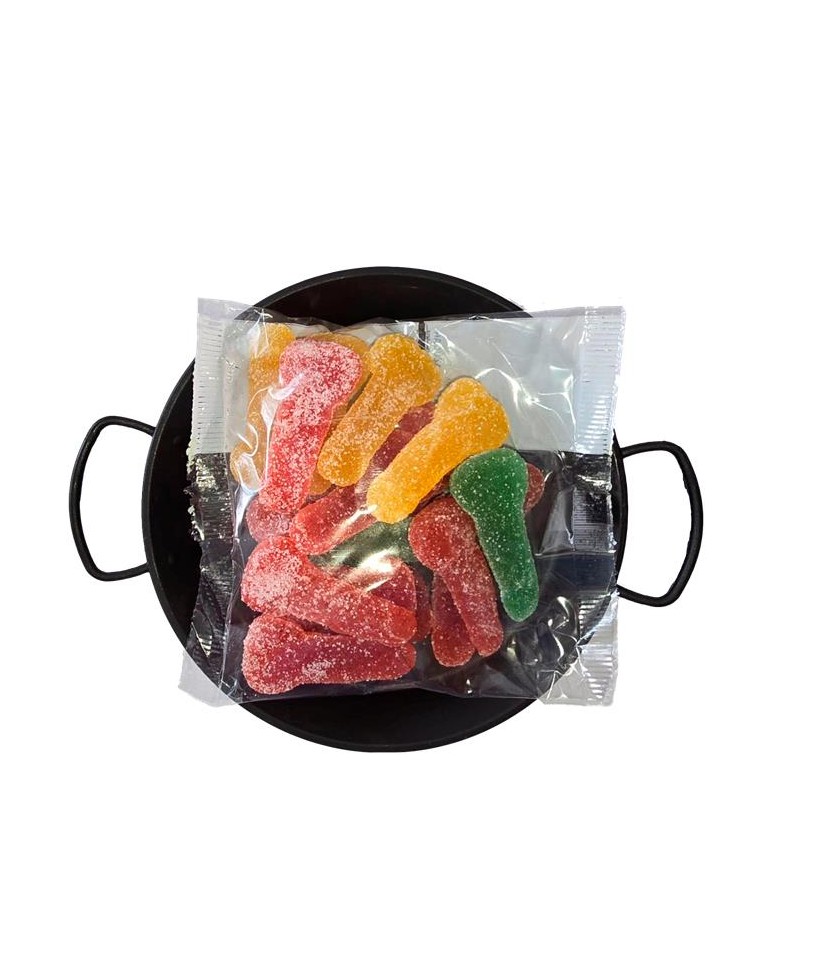 Gominolas de Azucar con Forma de Pene en Paellera