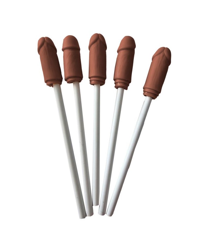 5 Lapiceros con la Punta de Pene Mulato