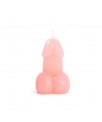 Vela Forma de Pene Rosa