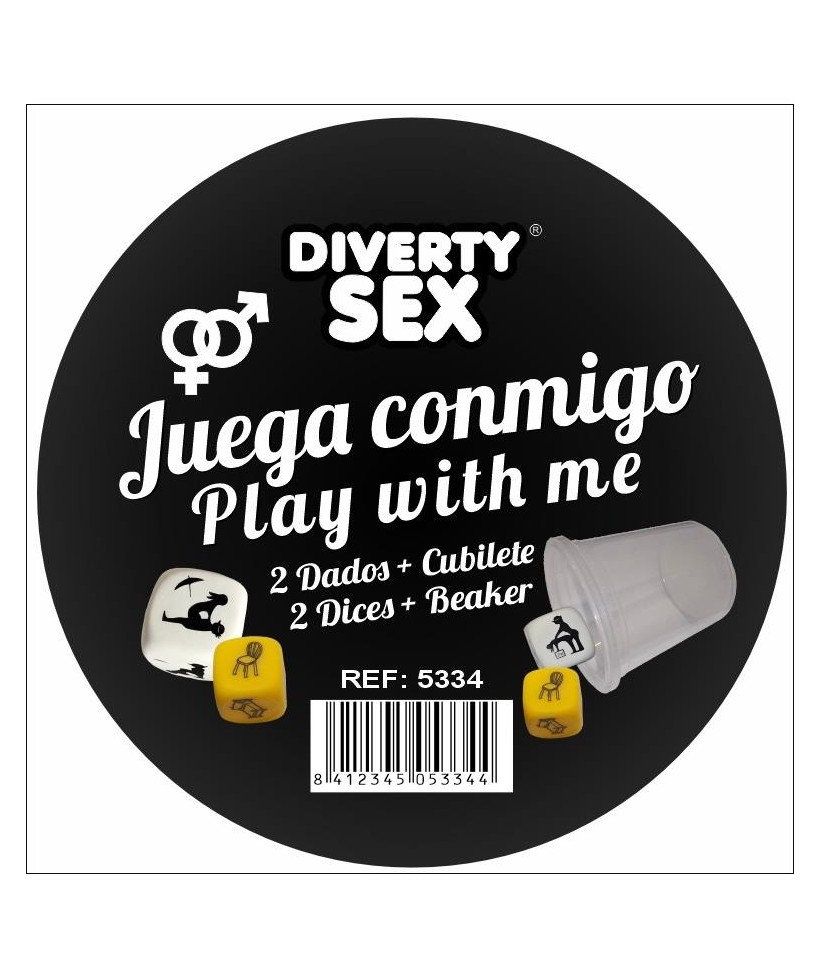 Cubilete de 2 Dados Hetero Posturas y Lugar