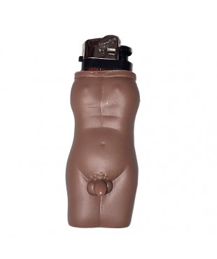 Mechero Forma de Cuerpo de Hombre Mulato
