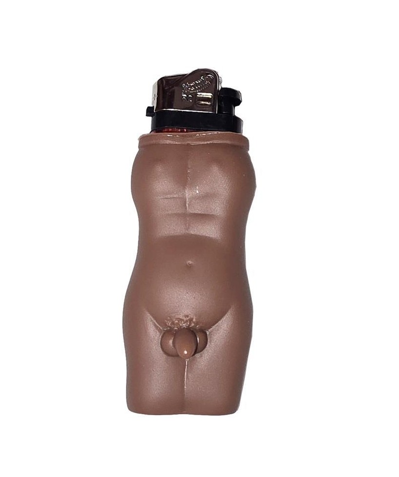 Mechero Forma de Cuerpo de Hombre Mulato