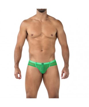 C4MSPX22 Calzoncillo Cheeky Brief Verde