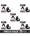 Pack 5 Anillo para el Pene Silicona Solida 25 3 cm