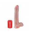 King Cock Pene con Testiculos de 13 Color Natural