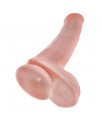 King Cock Pene con Testiculos de 13 Color Natural