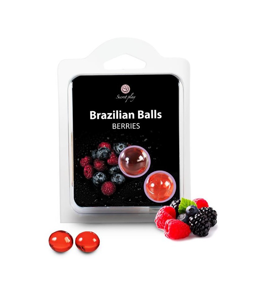 Secret Play Set 2 Brazilian Balls Aroma Frutas del Bosque