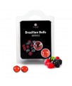 Secret Play Set 2 Brazilian Balls Aroma Frutas del Bosque