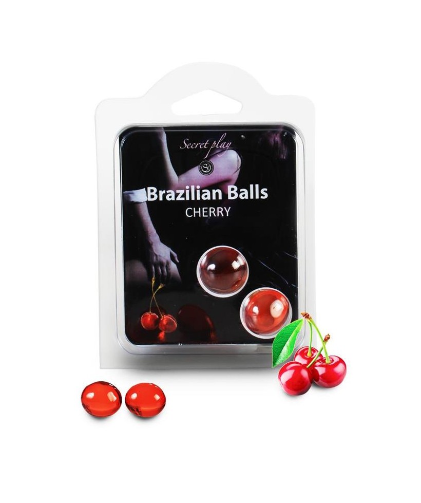 Secret Play Set 2 Brazilian Balls Aroma Cereza