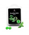 Secret Play Set 2 Brazilian Balls Aroma Menta