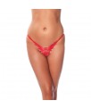 Rimba Amorable Tanga Color Rojo Talla unica