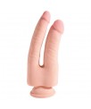 3D Dildo Doble Penetracion Triple Densidad Plus 95 Natural