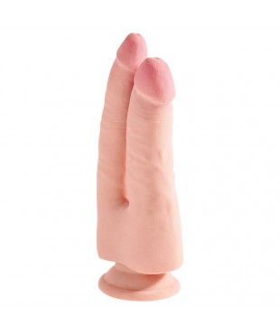 3D Dildo Doble Penetración Triple Densidad Plus 9.5 Natural