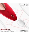 Vibrador de Braguita con APP Silicona Rojo