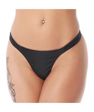 Tanga Cuero Elástico