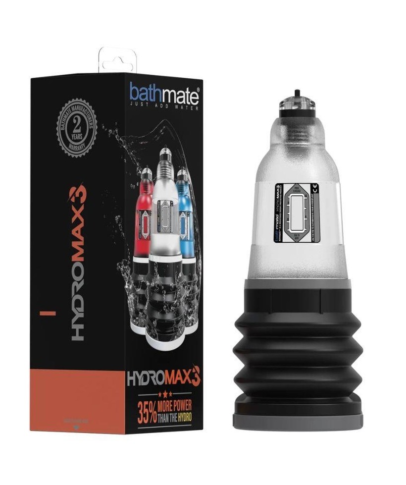 Bomba para el Pene Hydromax3 Transparente