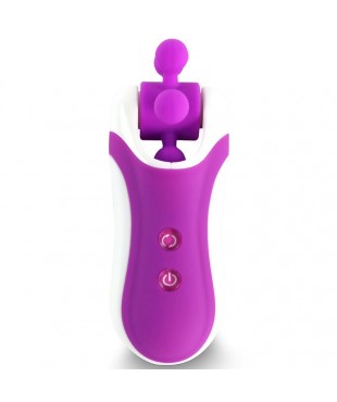 Clitella Estimulador Sexo Oral con Accesorios Purpura