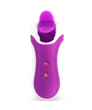 Clitella Estimulador Sexo Oral con Accesorios Purpura