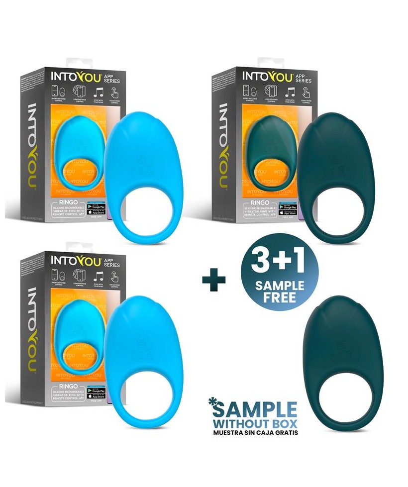 Pack Ringo Anillo Vibrador con APP Unibody