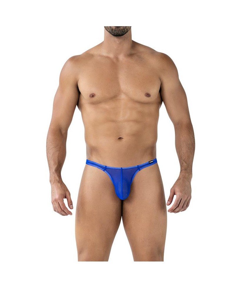 C4MSPX06 Tanga Brasileno Mesh Electric Blue