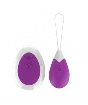 Huevo Vibrador con Control Remoto USB Purpura