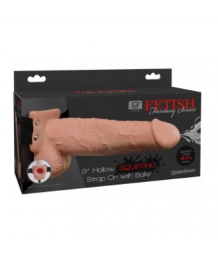 Arnes Elastico con Dildo Hueco 9 Funcion Squirting Natural