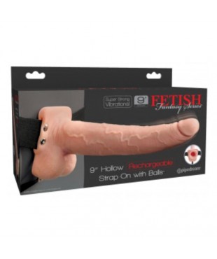 Arnes Elastico con Dildo Hueco 9 10 Funciones Vibracion USB Natural