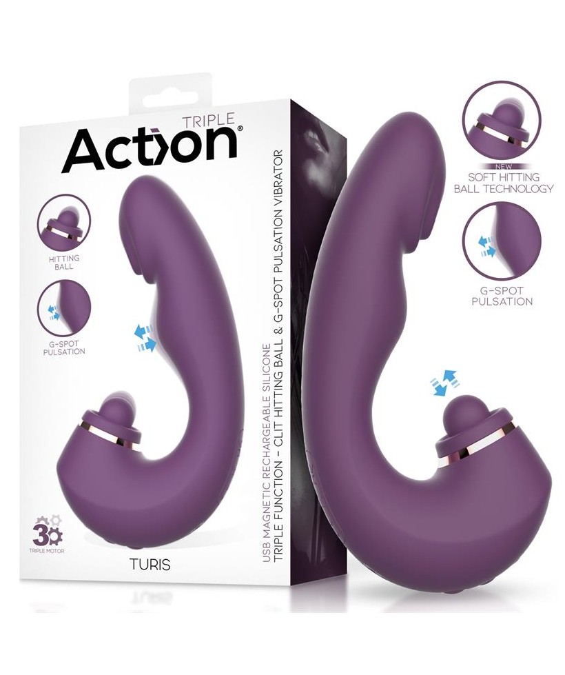 Turis Soft Hitting Ball con Pulsacion para el Punto G y Vibracion