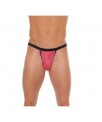 Tanga Rojo y Negro Talla unica