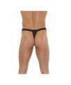 Tanga con Tiras Negro Talla unica