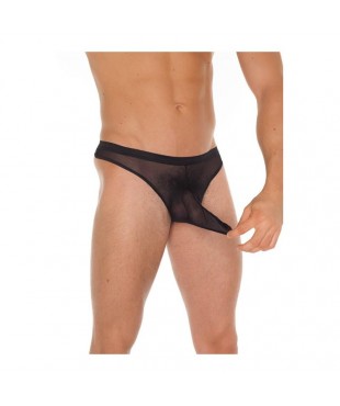 Tanga Rejilla Negro Talla unica