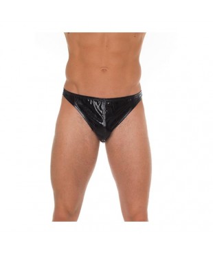 Tanga Negro Brillante Talla Única