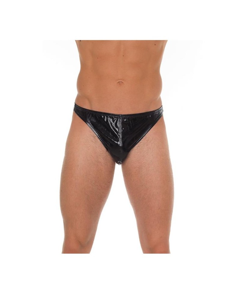 Tanga Negro Brillante Talla unica