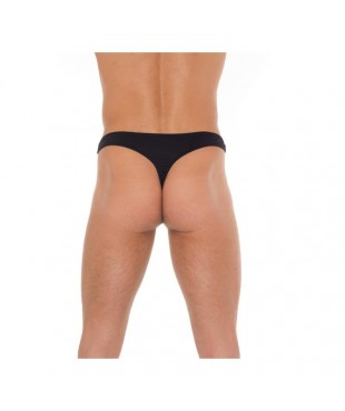 Tanga Rejilla Negro Talla Única