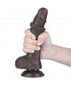 Dildo Dual Layer Piel Deslizante Retractil 75