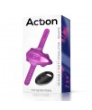 No Seventeen Estimulador de Braguita Control Remoto USB Magnetico Purpura