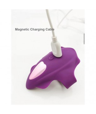 No Seventeen Estimulador de Braguita Control Remoto USB Magnetico Purpura