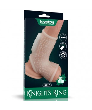 Funda el Pene y Testículos con Vibración Drip Knights