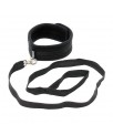 Collar con Correa Ajustable Color Negro