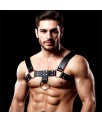 Domine Arnes Masculino para Bondage Cuero Vegano