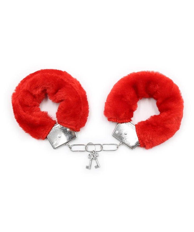 Esposas de Metal para Munecas con Pelo Rojo