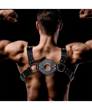 Quovis Arnés Masculino para Bondage Cuero Vegano