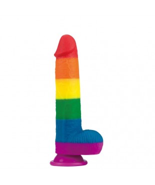 Dildo Prider 9 Silicona Líquida LGBT