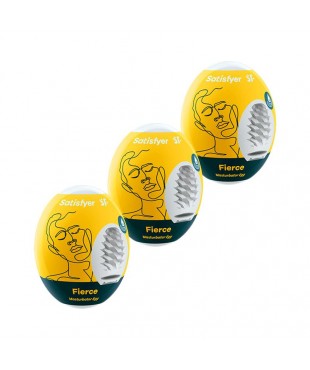 Set 3 Huevos Masturbadores Modelo Fierce