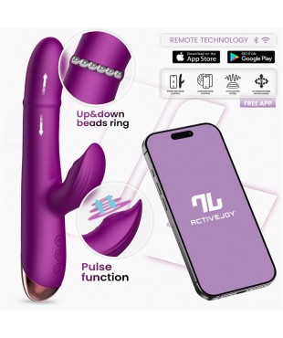 Sendel Vibrador con Anillo de Bolas Internas Up and Down y Pulsación con App