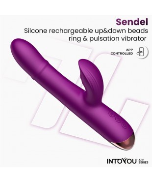 Sendel Vibrador con Anillo de Bolas Internas Up and Down y Pulsacion con App