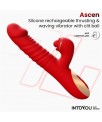 Ascen Vibrador con Thrusting y Waving y APP USB Magnetico