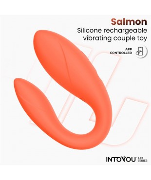 Juguete para Parejas con APP Flexible Salmon