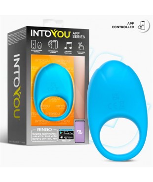 Ringo Anillo Vibrador con APP Unibody Azul